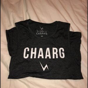 Dark grey CHAARG tank top